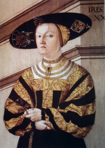 Anna of Rožmitál by Jacob Seisenegger,1529